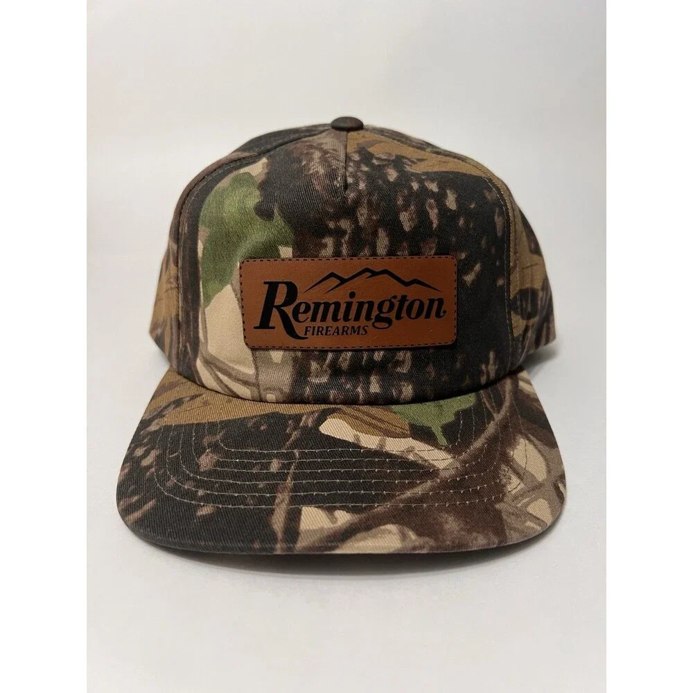 Remington Camo 5 Panel Hat Atonal A500P Cotton Cap Adjustable NWT